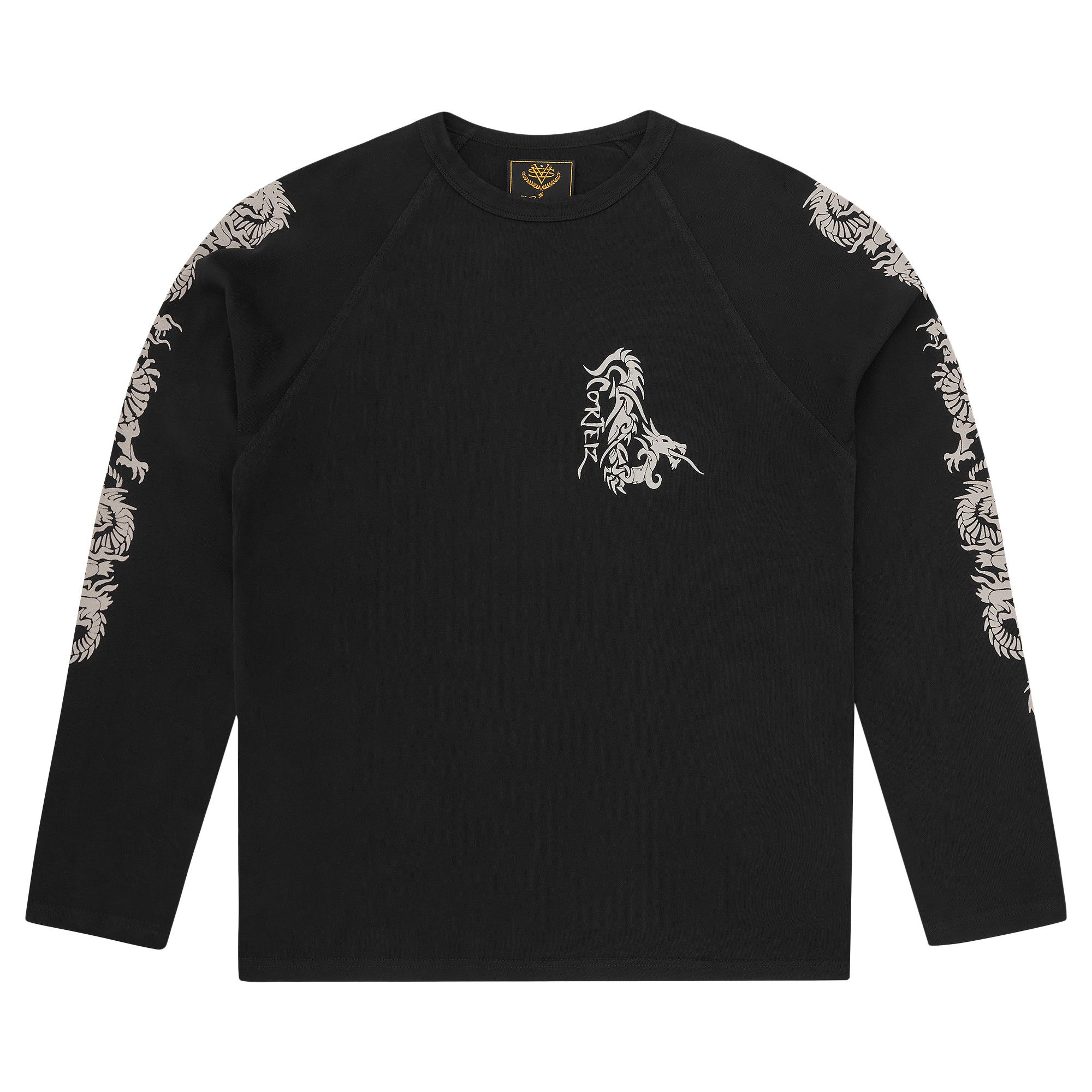 Buy Corteiz Dragon Raglan Long-Sleeve 'Black' - CRTZ0329 001 | GOAT