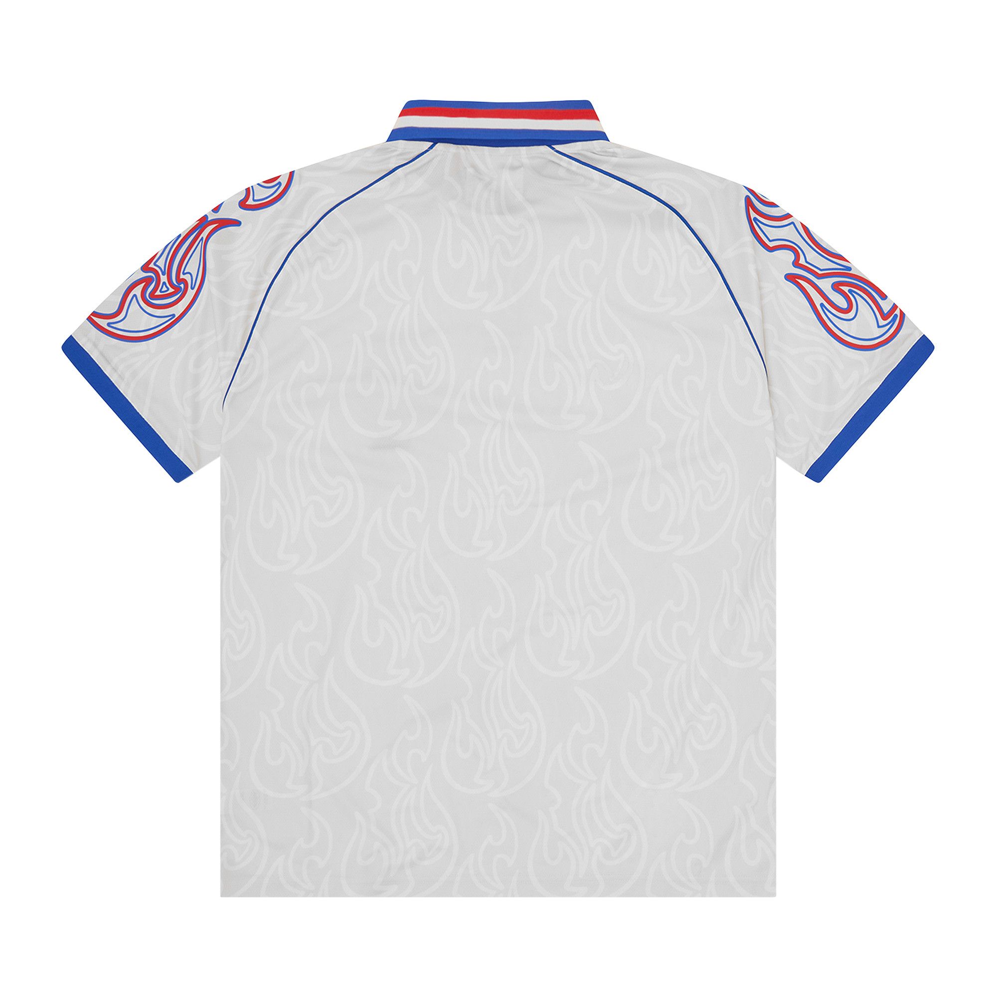 Buy Corteiz Flames Football Jersey 'White' - CRTZ0322 011