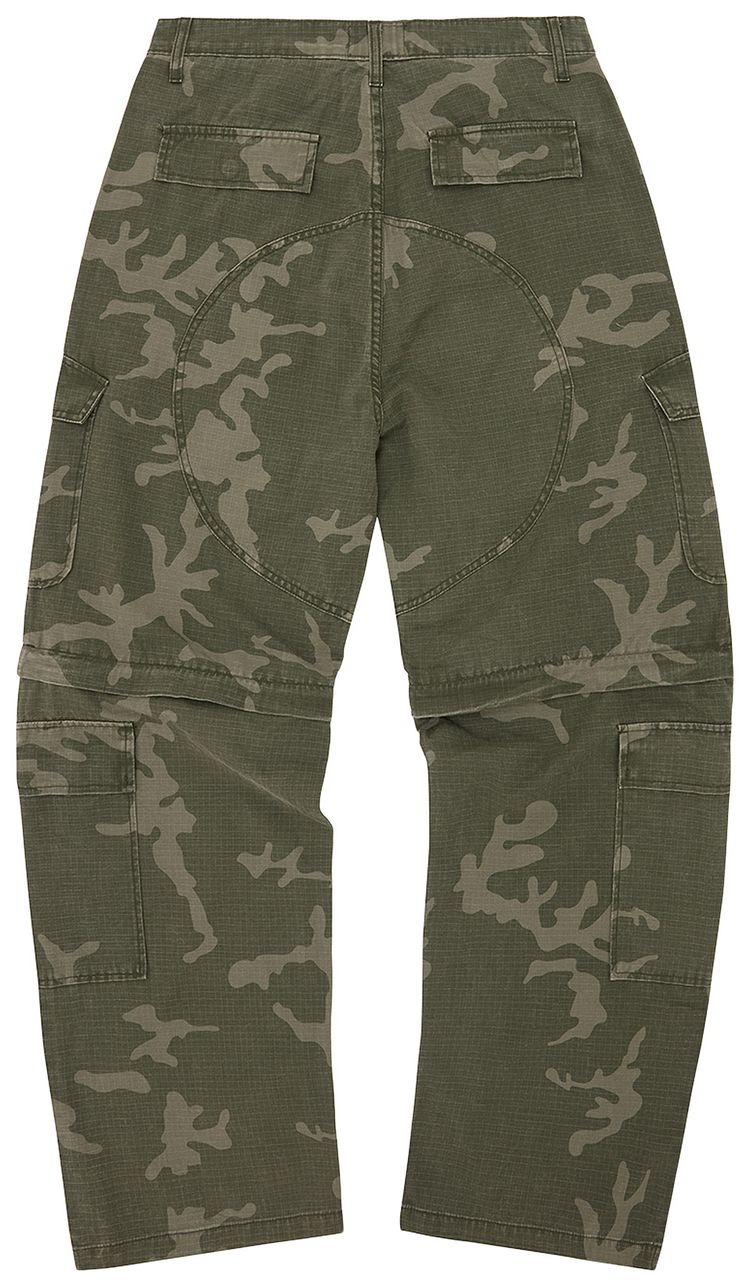 Corteiz Guerillaz Convertible Pant Green Camo