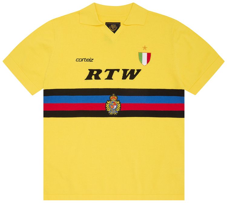 Corteiz Serie A Knit Jersey Yellow