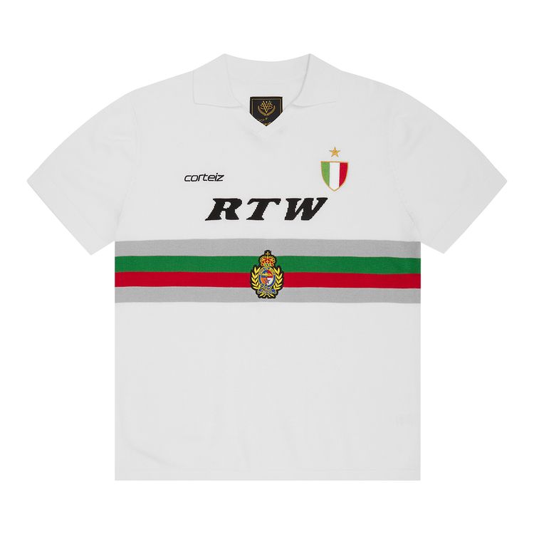 Corteiz Serie A Knit Jersey White