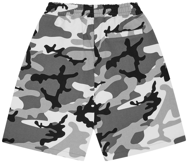 Corteiz Island Puff Print Sweatshort Arctic Camo