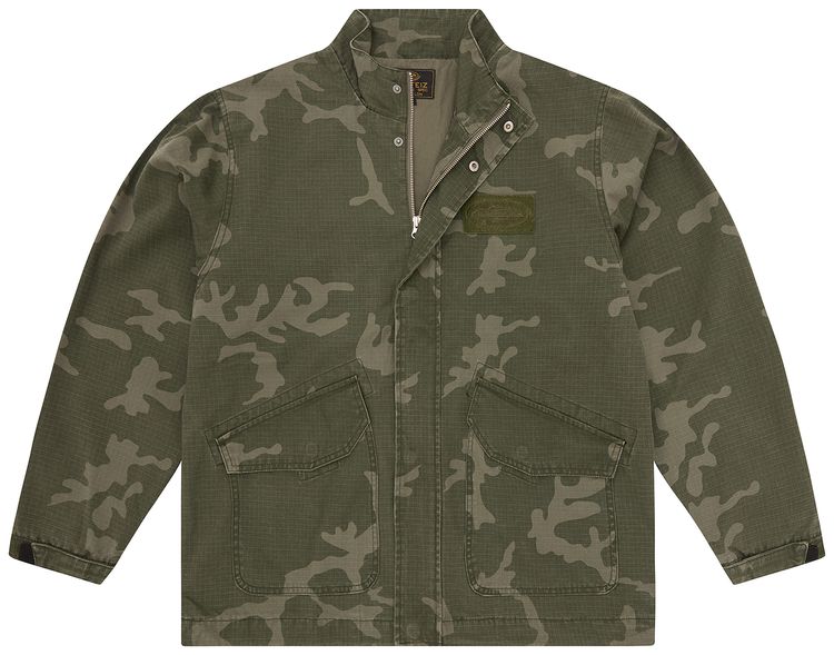 Corteiz Guerillaz Jacket Green Camo
