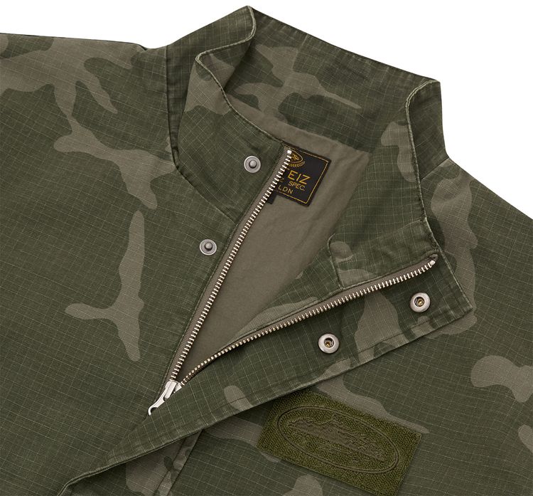 Corteiz Guerillaz Jacket Green Camo