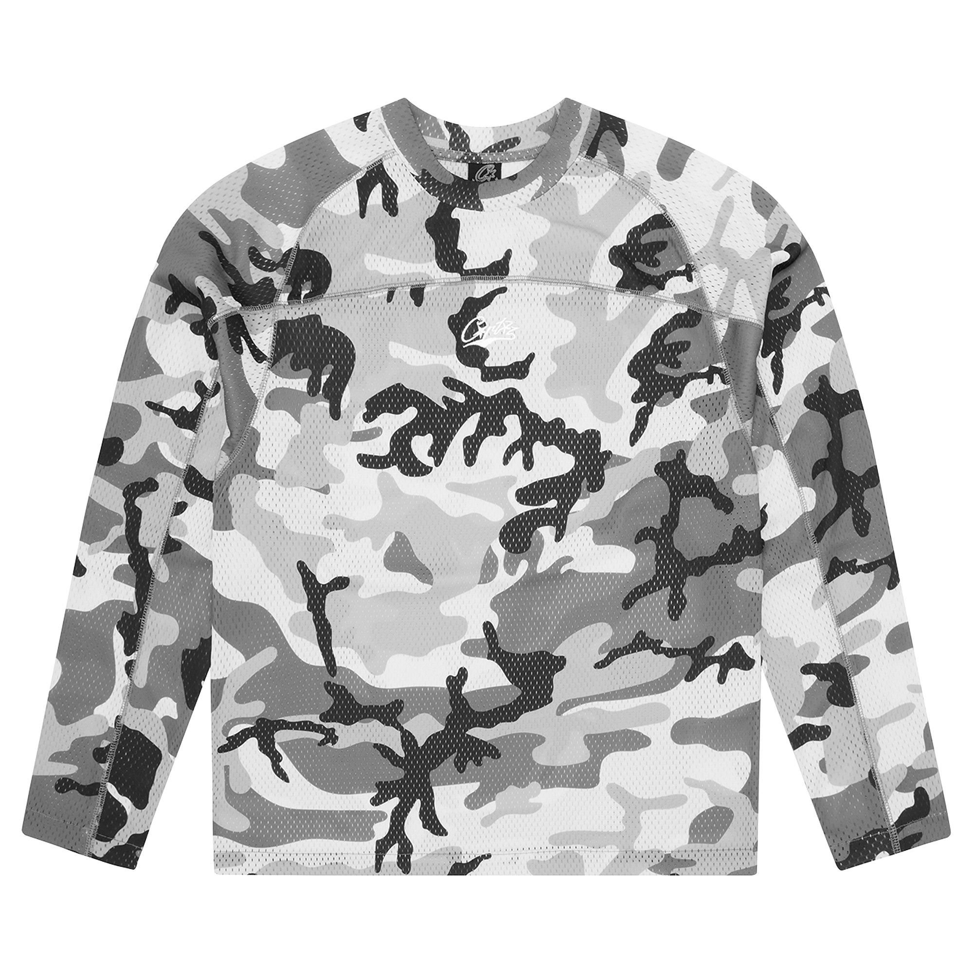 Buy Corteiz Woosh Mesh Long-Sleeve Jersey 'Arctic Camo' - CRTZ0344
