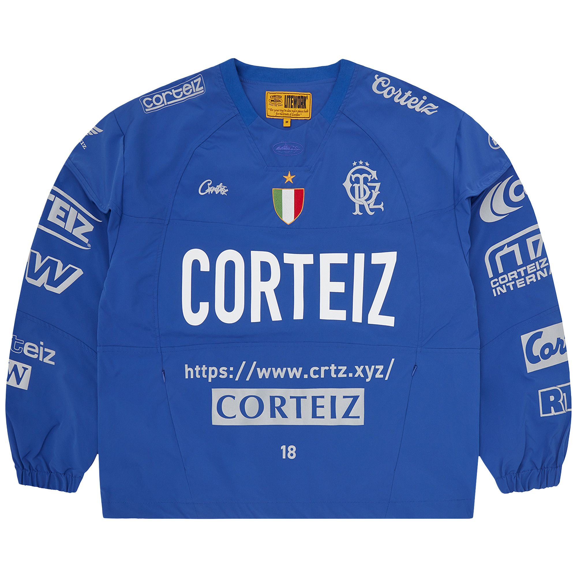 ウェア CORTEIZ SPONSORS TRAINING PULLOVER BLACK Corteiz Sponsors Training Pullover Black – Side Kicks
