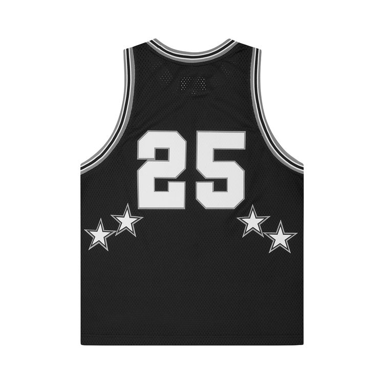 Buy Corteiz Stars Bball Jersey - 07892 1SS2504CSBJ BLAC | GOAT