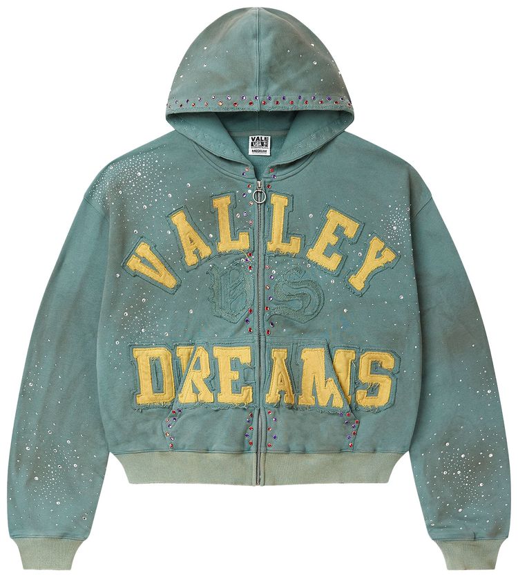 Vale Forever Bank Zip Up Dark Mint
