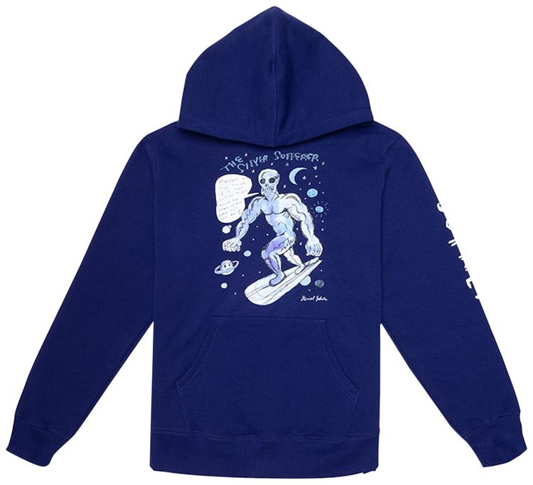 Supreme x Daniel Johnston Hooded Sweatshirt Dark Royal