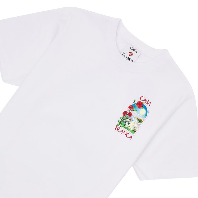 Casablanca La Days Printed T Shirt White