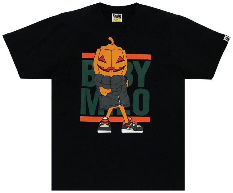 BAPE Halloween Baby Milo Tee Black
