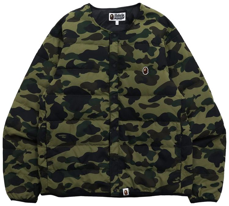 BAPE Camouflage Padded Jacket Green