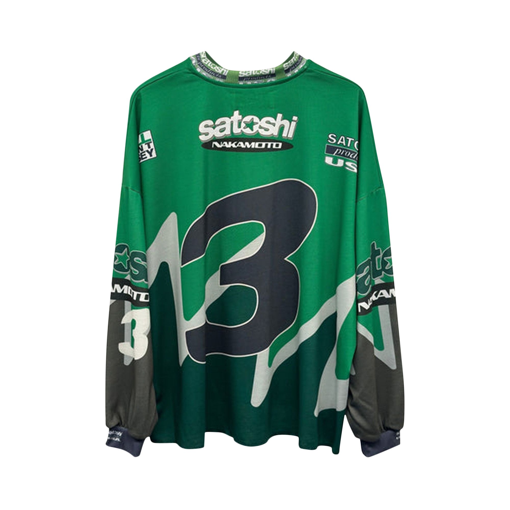 Buy Satoshi Nakamoto Speedway Long-Sleeve 'Green
