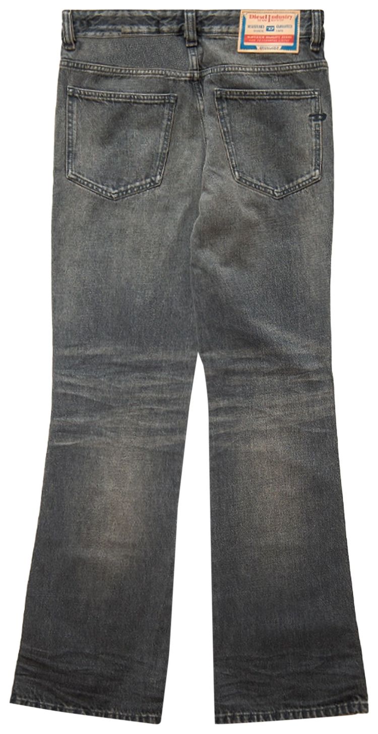 Diesel Faded Flared Jeans Black