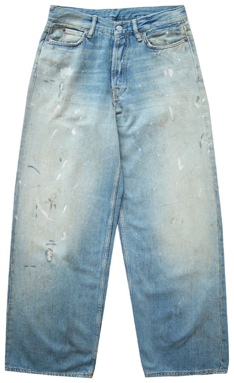 Acne Studios 1981 U Black Trafalgar Jeans Light Blue