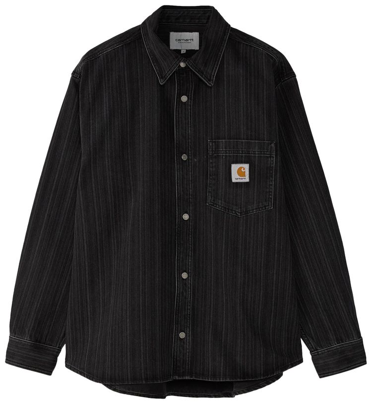 Carhartt WIP Rylan Shirt Jacket Rylan StripeBlack