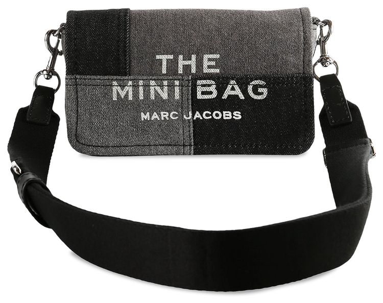 Marc Jacobs Mini Denim The Items Bag Black Denin