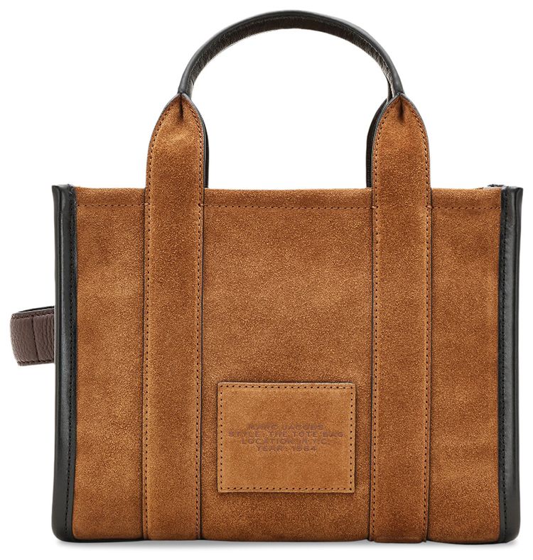 Marc Jacobs Small Suede Leather Blocked Tote Bag Copper