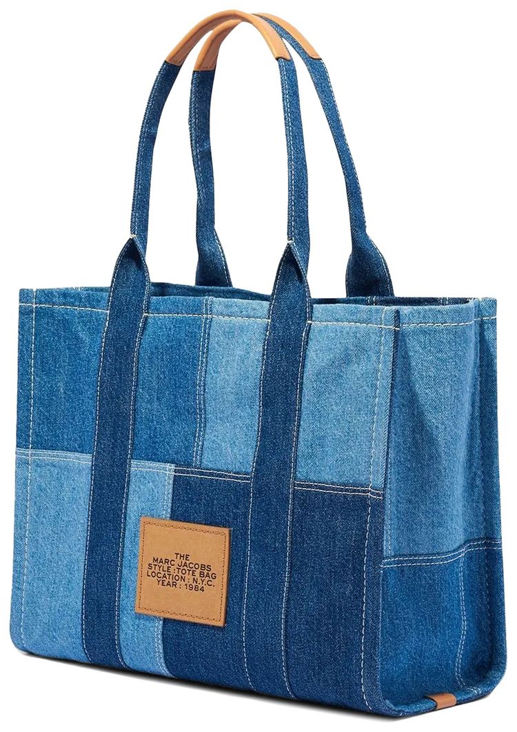 Marc Jacobs Large Tote Bag Blue Denim