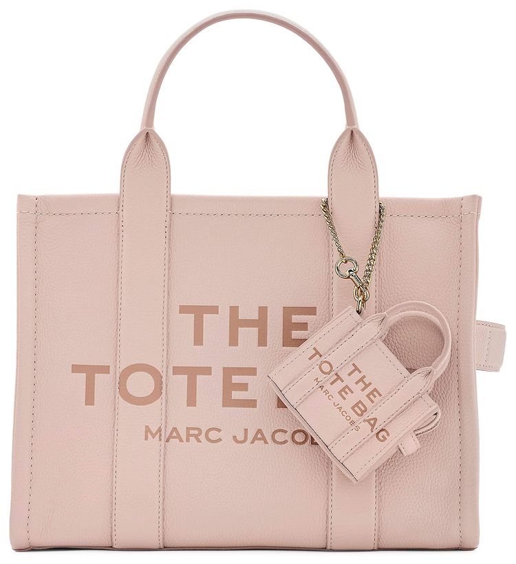 Marc Jacobs Nano Tote Charm Bag Rose