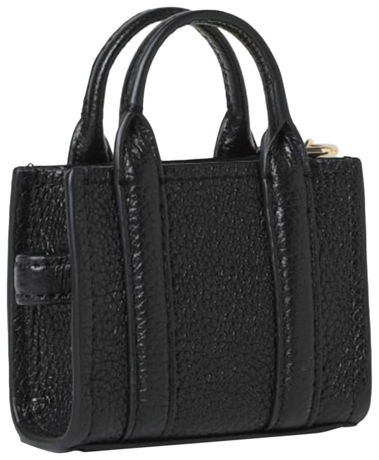 Marc Jacobs Nano Tote Charm Bag Black