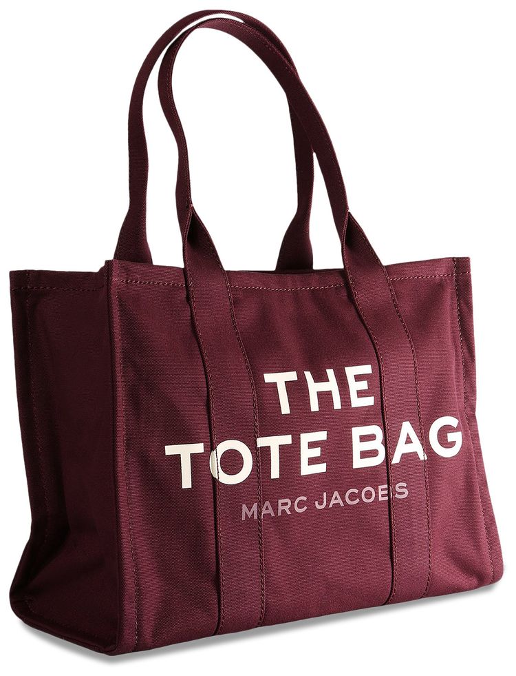 Marc Jacobs Large Color Tote Bag Dark Plum