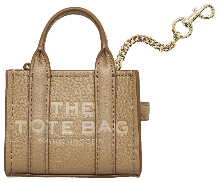 Marc Jacobs Nano Tote Charm Bag Camel
