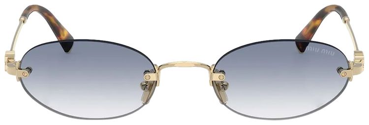 Miu Miu Logo Sunglasses Indigo