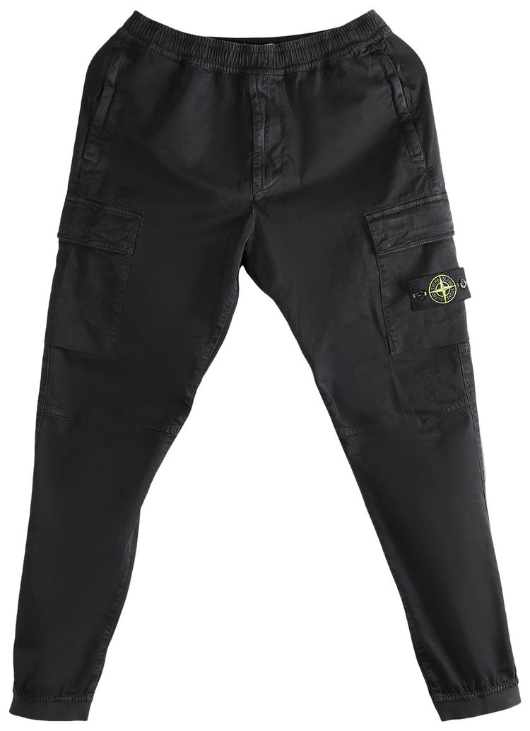 Stone Island Modern Street Cargo Trousers Black