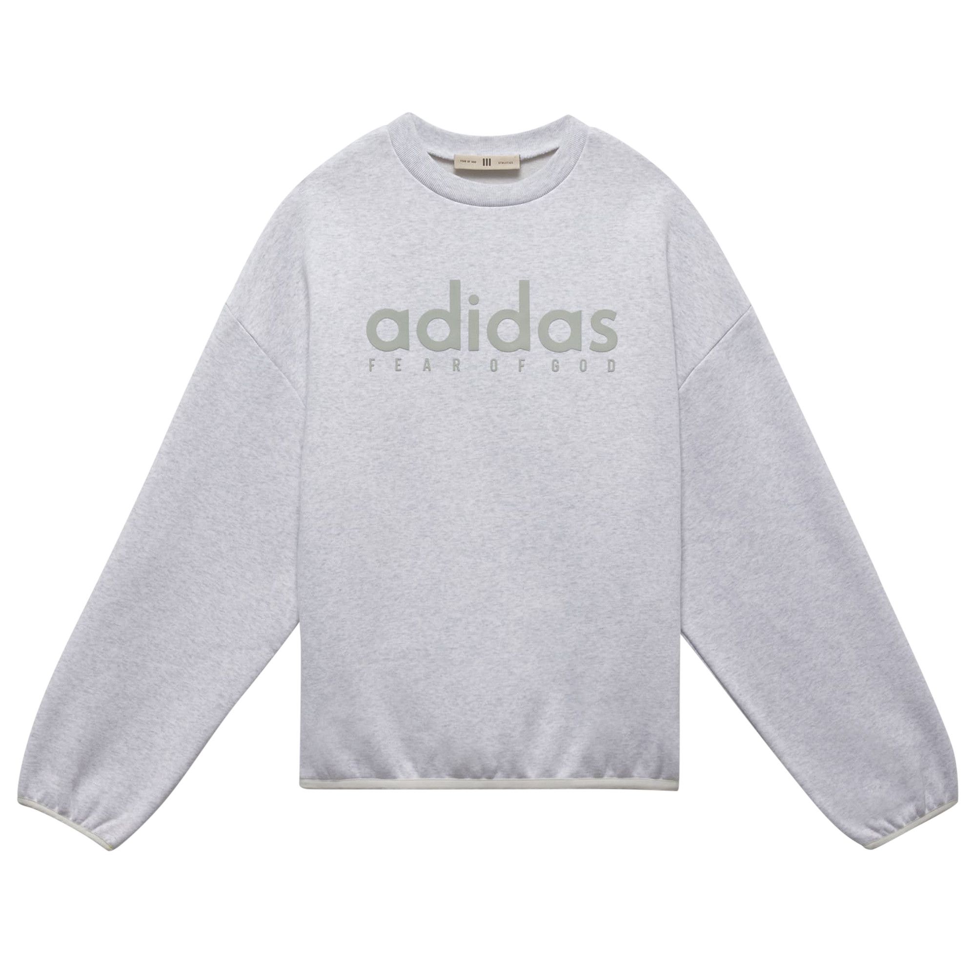 Buy adidas x Fear of God Athletics Crewneck 'Light Grey Heather