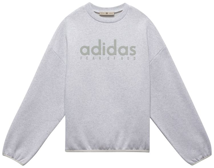 adidas x Fear of God Athletics Crewneck Light Grey Heather