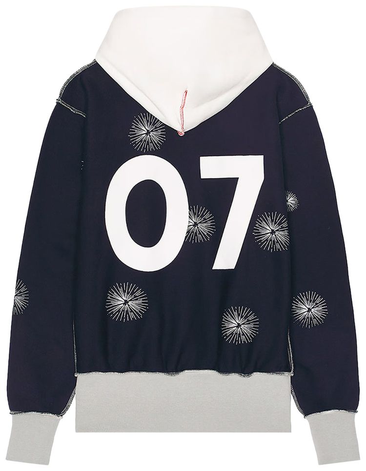 Advisory Board Crystals Birthstone 7 July Hoodie NavyWhiteGrey