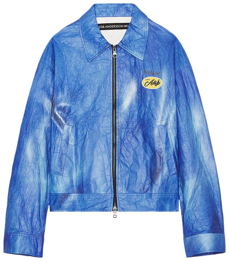 Andersson Bell Wilson Printed Tyvek Jacket Blue