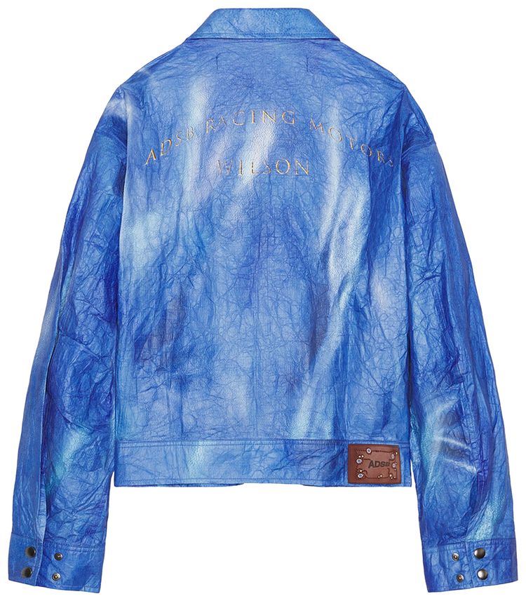 Andersson Bell Wilson Printed Tyvek Jacket Blue