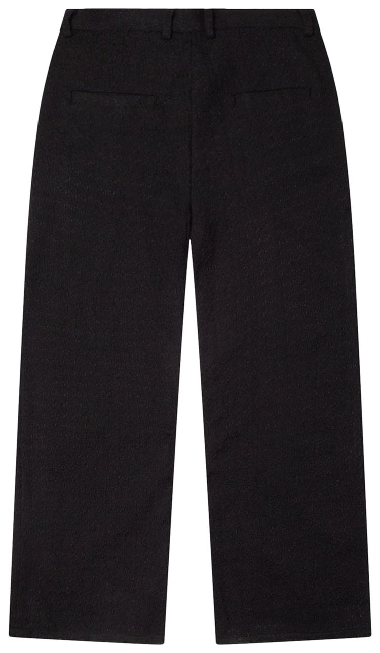 KidSuper Patchwork Face Tweed Pants Black