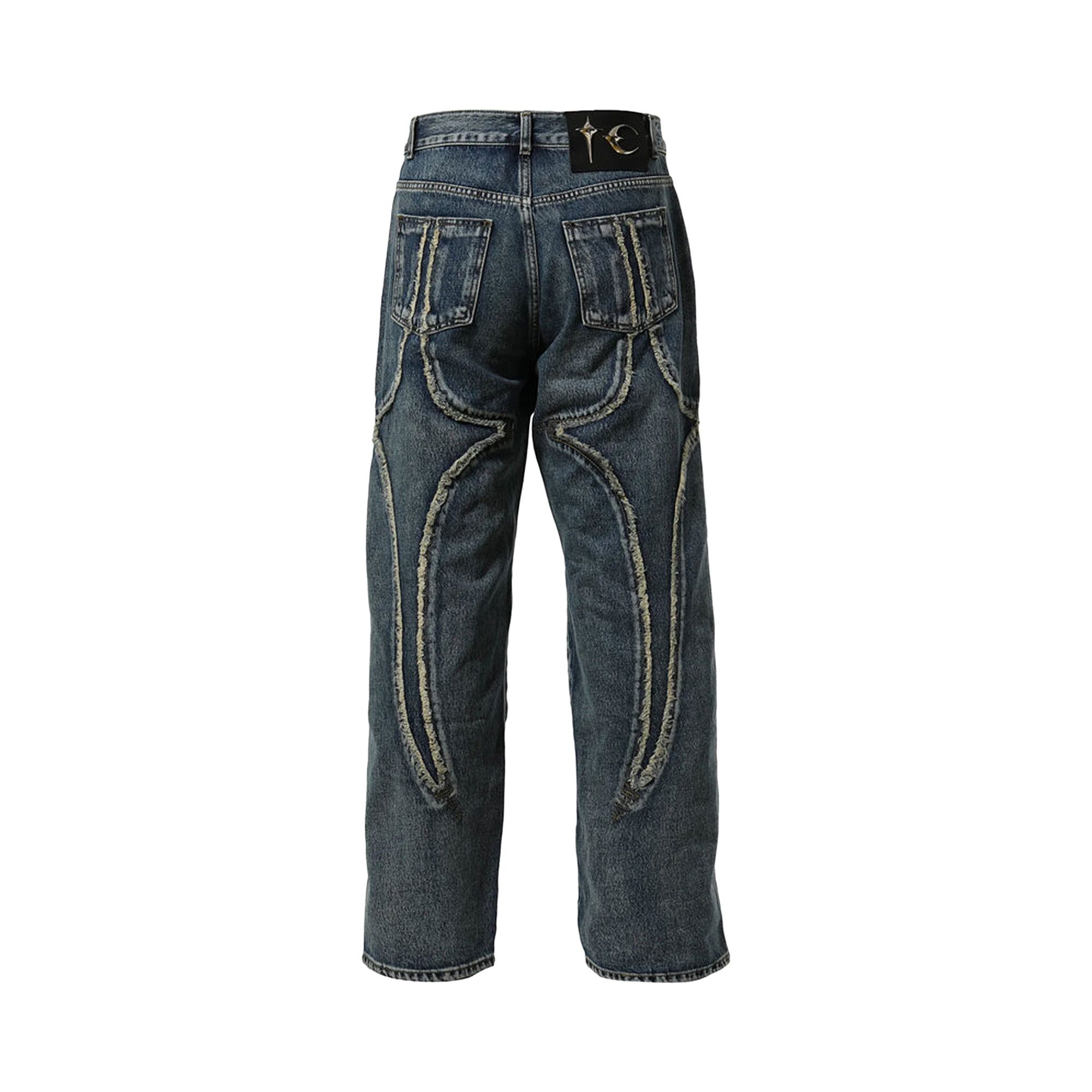Buy Thug Club Tribal Denim Pants 'Blue' - TC23PT0701 | GOAT