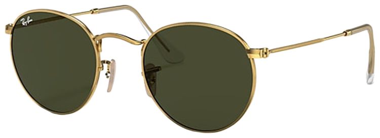 Ray Ban Round Sunglasses Arista Gold