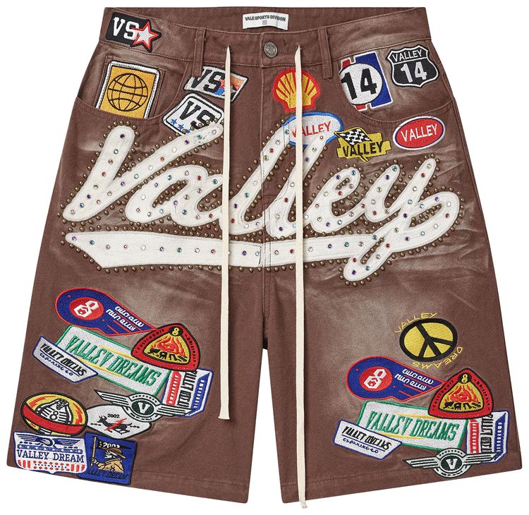 Vale Forever Brown 1980s Jorts RedWash
