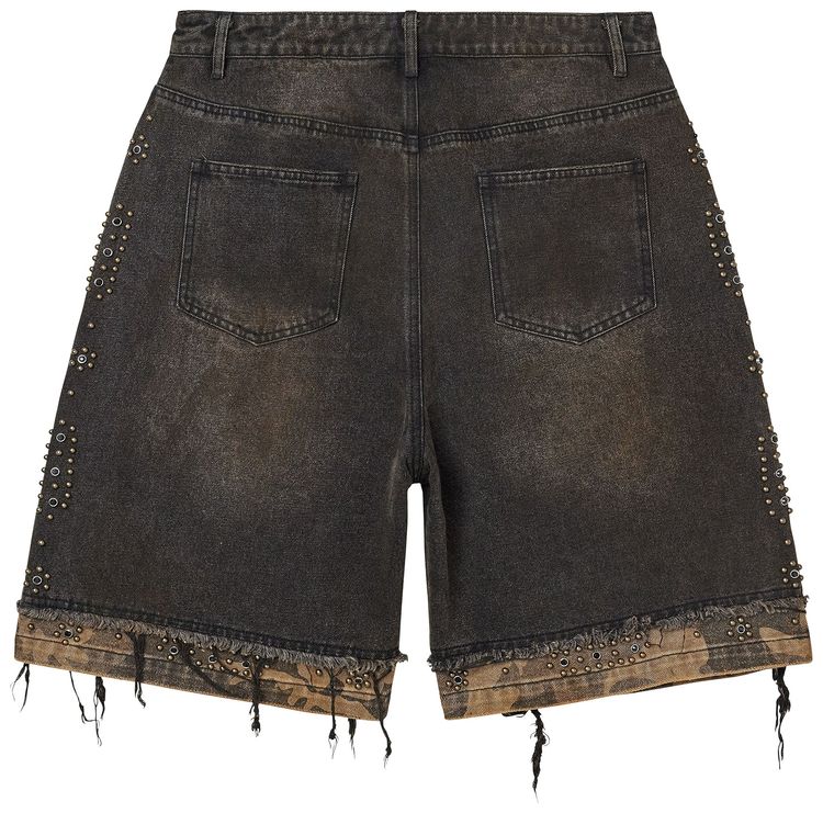 Vale Forever Black Double Jorts DestBlackCamo
