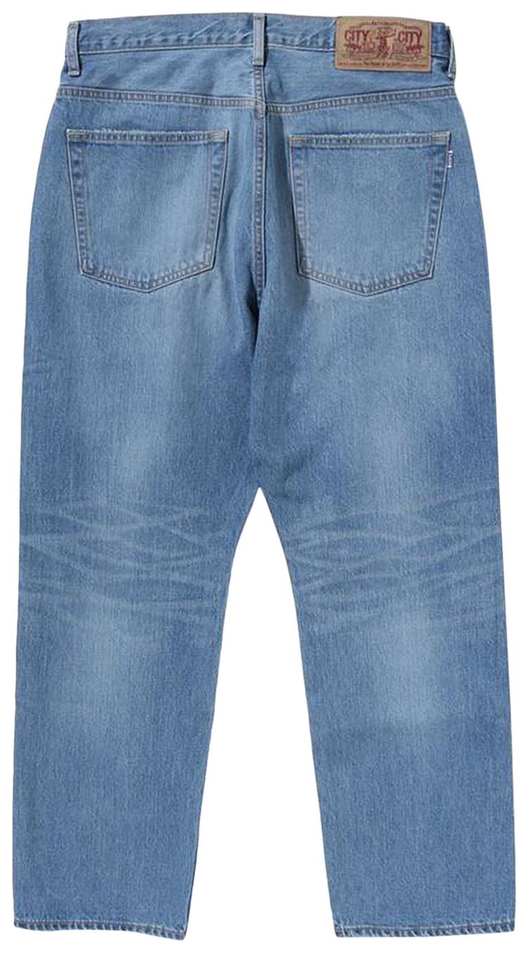 BAPE Shark Loose Fit Denim Pants Indigo