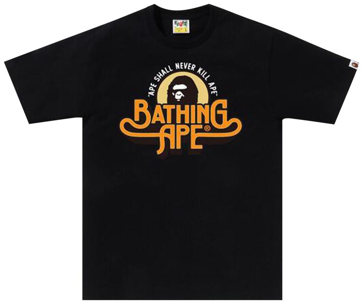 BAPE Genuine Garment Logo Tee Black