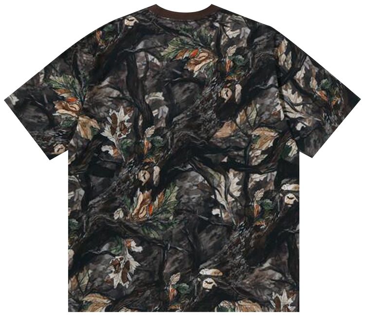 BAPE Tree Edge Camo Ape Face Relaxed Fit Tee Brown