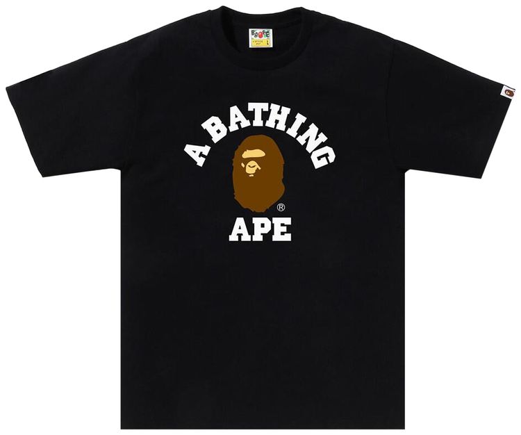 BAPE College Tee Black