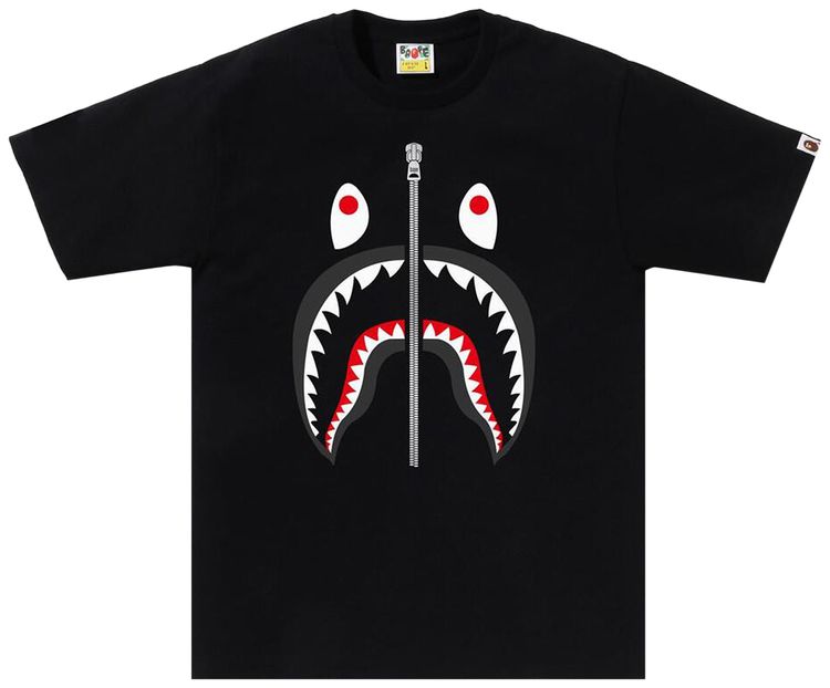 BAPE Shark Tee Black
