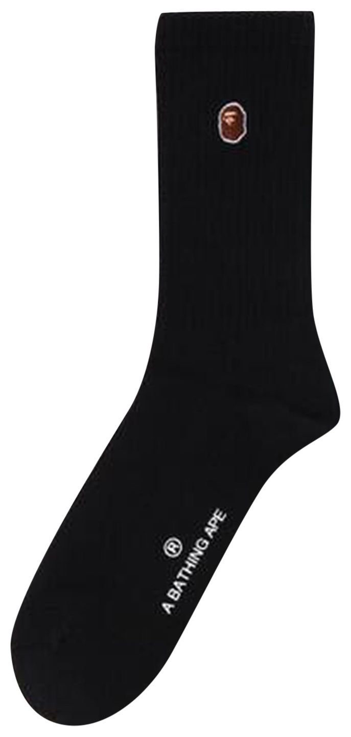 BAPE One Point Socks Black