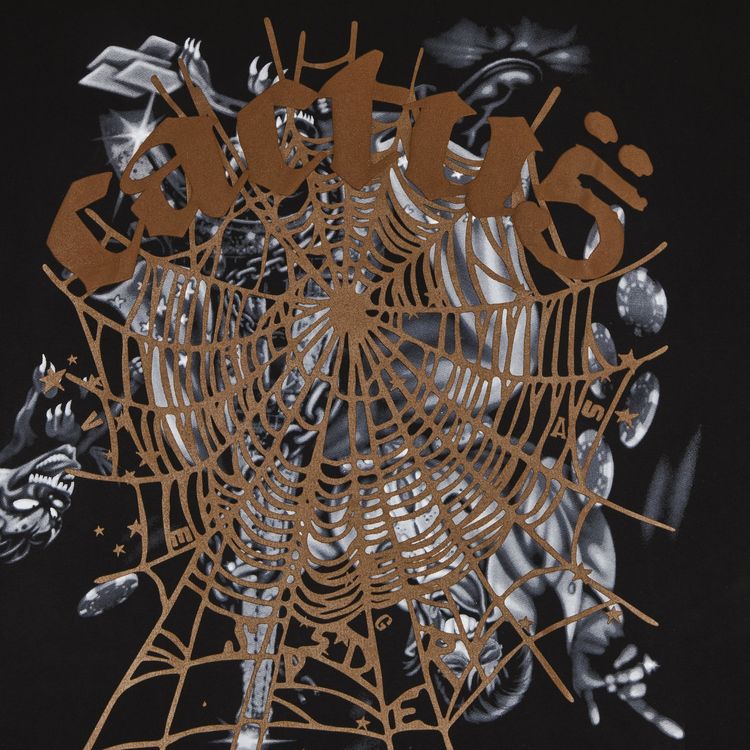 Cactus Jack by Travis Scott x Sp5der Airbrush Tee Black