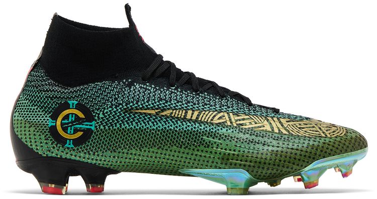 Mercurial Superfly 6 Elite CR7 FG Green Black Gold