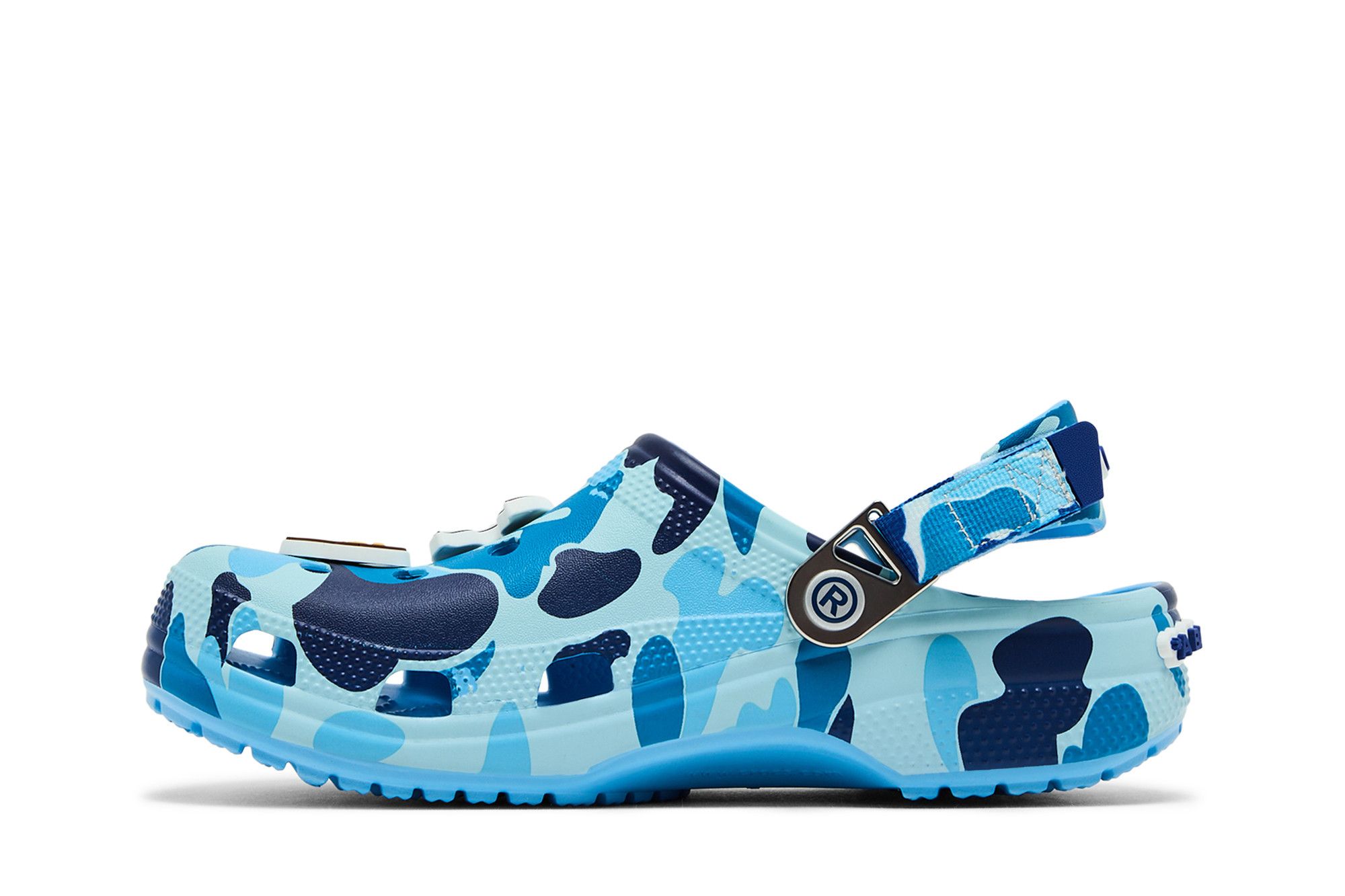 Buy BAPE x Classic Clog 'ABC Camo - Blue' - 209627 4TB | GOAT