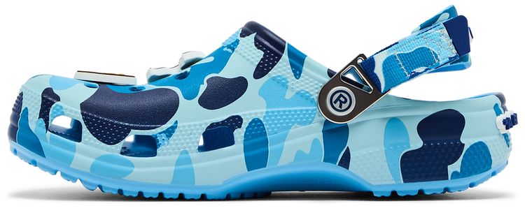 BAPE x Classic Clog ABC Camo   Blue