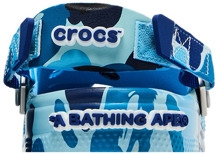 BAPE x Classic Clog ABC Camo   Blue